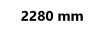 2280 mm