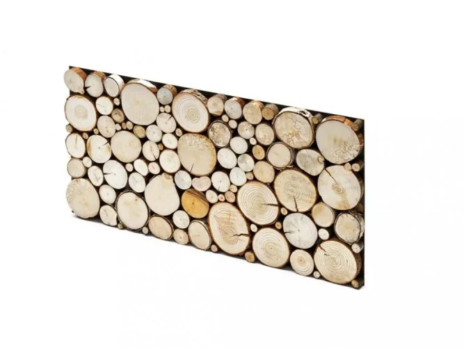 Dřevěné kolečka - dřevěný obkladový panel