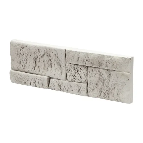 Kamenný obklad, ZE SÁDRY, SAVONA 1, bílá, 98 x 300 mm, tloušťka 16 - 19 mm, 0.44 m2