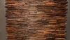 Drevená lodná mozaika - obkladový panel 600 x 300 x 6 - 12 mm (0,18 m²)