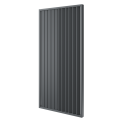 Deliaca lamelová stena - GRAFIT (ANTRACIT), (kompletná sada), MDF + FINISH FOLIE, 29 predpripravených šírok 510 - 2750 mm, ľubovoľná výška (maximálne 2750 mm), 70 mm hrúbka