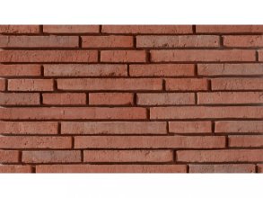 Betonový obklad, Z BETONU, BRONX 1, červená, 505 x 86 mm, tloušťka 10-30 mm, 0.47 m2