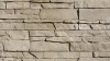 Betónový obklad, Z BETÓNU, LYON 1 - BEIGE, hnedosivá, 145 x 545 mm, hrúbka 16-27 mm, 0.54 m2