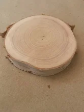 Drevené koliesko z brezy - veľké (priemer 11-15 cm)