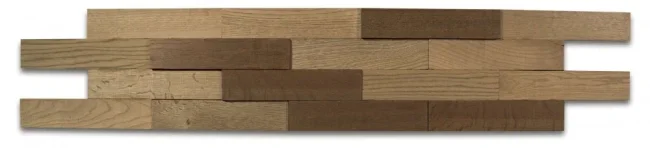 H WOOD MINI, DUB THERMO, 630 x 190 mm, broušené lamely