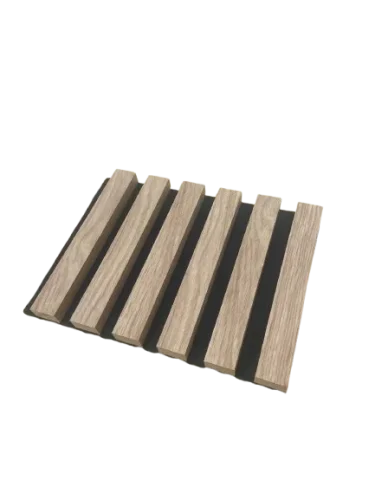 ATYPICKÝ PRODUKT - Akustický panel - DUB PRÍRODNÝ, MDF + FÓLIA FINISH 3D, ČIERNY akustický podklad FILC, 300 x 220 mm