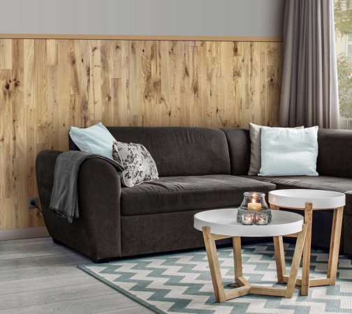 Krycí lišta k dřevěnému obkladu