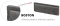 Cihlový obklad, Z BETONU, BOSTON 1 - grey, tmavě šedá, 222 x 73 mm, tloušťka 8-21 mm, 0.52 m2