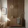 Koncový profil pre vodotesný lamelový panel (päť lamiel) - pravý - 2700 x 29 x 12 mm - DUB KLASICKÝ