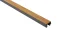 Koncový profil pre vodotesný lamelový panel (dve lamely) - ľavý - 2700 x 31 x 20 mm - DUB PRÍRODNÝ