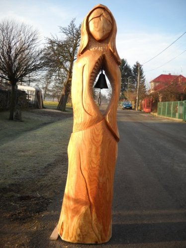 Zvonička 40 dřevořezba 170 cm