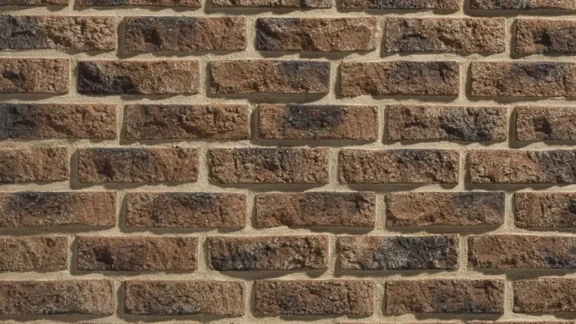 Cihlový obklad, Z BETONU, RUSTIK 568, hnědá, 210 x 60 mm, tloušťka 10-18 mm, 1 m2