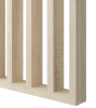 Dělící lamelová stěna s podstavcem - volně stojící, 990 x 2005 mm, (MDF), DUB SONOMA - Typ lamel: V úhlu 45° k základně