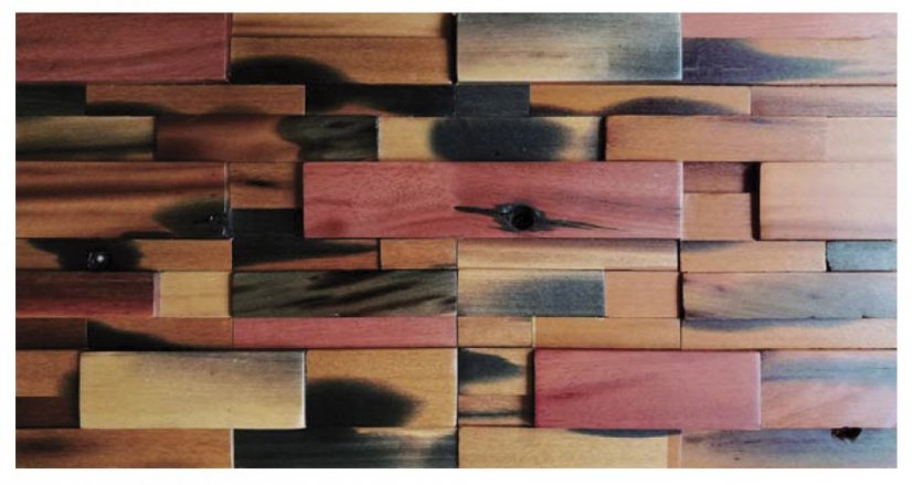 Dřevěná lodní mozaika  - obkladová dlaždice 60 x 30 cm_model SHW 6112