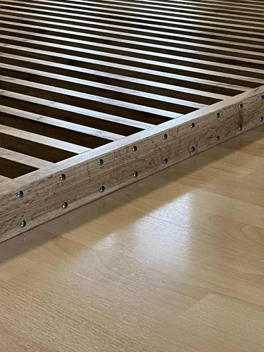 Dělící lamelová stěna - DUB WOTAN, (kompletní sada), MDF + FINISH FOLIE, 29 předpřipravených šířek od 510 do 2750 mm, libovolná výška (maximálně 2750 mm), 70 mm tloušťka příčky - Typ lamel: V úhlu 45° k základně