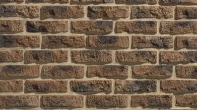 Cihlový obklad, Z BETONU, RUSTIK 568, hnědá, 210 x 60 mm, tloušťka 10-18 mm, 1 m2