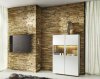 Drevená lodná mozaika - obkladový panel 600 x 300 x 7 - 14 mm (0,18 m²)