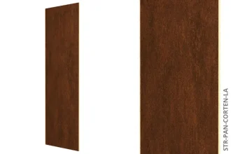 Systémový obkladový panel STRAMA PANELS - CORTEN, dřevotřísková deska, dekorativní fólie, 12 x 600 x 2800 mm