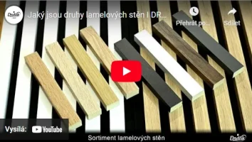 Jaké jsou druhy lamelových stěn