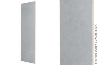 Systémový obkladový panel STRAMA PANELS - SVĚTLE ŠEDÁ, dřevotřísková deska, dekorativní fólie, 12 x 600 x 2800 mm