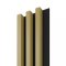 Dřevěná lamela LINEA SLIM 3 - zlatá / černá