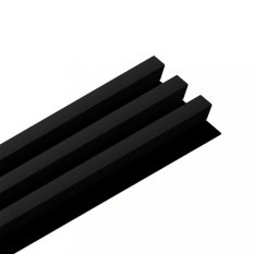 Dřevěná lamela LINEA 3 - černá / černá