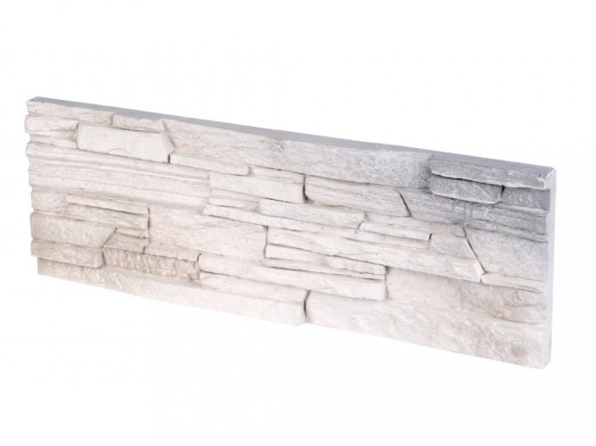 Sádrový obklad, ZE SÁDRY, MAROKO 1, světlá, 385 x 130 mm, tloušťka 8-20 mm, 0.45 m2