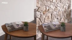 Sádrový obklad, ZE SÁDRY, NANGA 1, zakládací obklad, světle hnědá, 440 x 110 mm, tloušťka 12-30 mm, 0.59 m2