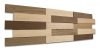 H MINI WOOD, DUB MIX BAREV, 5 řad, broušené lamely - balení obsahuje 2 kusy panelů (650 x 190 mm)