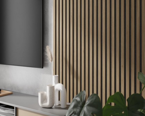 Z čoho je vyrobený podklad pre akustický panel?