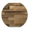 SPLITT MINI WOOD,  DUB TERMO, 8 řad, štípaný obklad (790 x 180 mm)