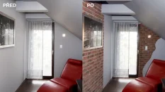 Cihlový obklad, Z BETONU, RUSTIK 540, červená, 210 x 60 mm, tloušťka 10-18 mm, 1 m2