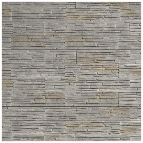 Kamenný obklad, Z BETONU, NEBIA 1, šedá, 90 x 200, 340 mm, tloušťka 10 - 20 mm, 0.44 m2