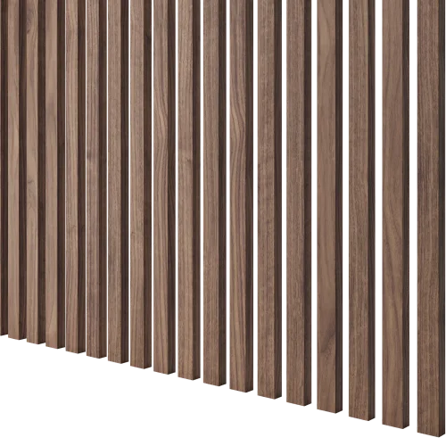Lamely ÚZKÉ - OŘECH DÝHA, 30 x 18 x 2750 mm - Povrchová úprava: Broušený - olejovaný