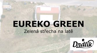 Záběr z dronu: Zelená střecha EUREKO GREEN v celé své kráse