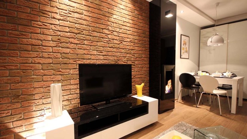 Cihlový obklad, Z BETONU, COUNTRY 640, hnědá, 205 x 62 mm, tloušťka 14-17 mm, 1 m2