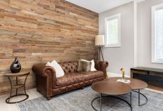 Dřevěné obklady do obývacího pokoje