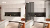 Dělící lamelová stěna - GRAFIT (ANTRACIT), (kompletní sada), MDF + FINISH FOLIE, 29 předpřipravených šířek od 510 do 2750 mm, libovolná výška (maximálně 2750 mm), 70 mm tloušťka příčky - Typ lamel: Kolmo k základně