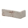 Cihlový obklad, ROH, Z BETONU, COUNTRY 680, bílá, 80 x 190 x 62 mm, tloušťka 14-17 mm, 0.48 m2