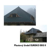 Realizace krytiny z plastového šindele EUREKO DDS II