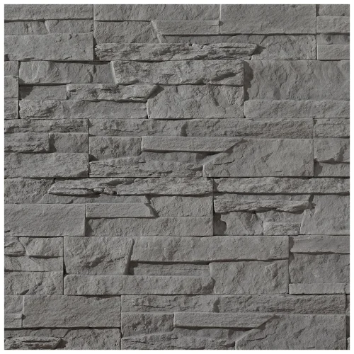 Betónový obklad, Z BETÓNU, NEPAL 4, sivá, hrúbka 12-24 mm, 0.46 m2