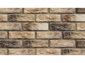 Cihlový obklad, Z BETONU, CAMBRIDGE 10, hnědá, 208 x 63 mm, tloušťka 12-18 mm, 0.91 m2
