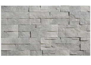 Betónový obklad, Z BETÓNU, TOLEDO 1, stredne sivá, 100 x 308 mm, hrúbka 9-26 mm, 0.49 m2