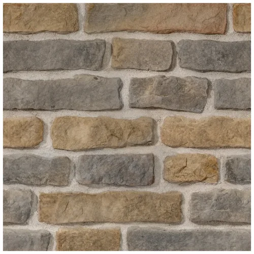 Betonový obklad, Z BETONU, ALZANO 1, světle šedá, 75 x 180 - 360 mm, tloušťka 26-30 mm, 0.58 m2