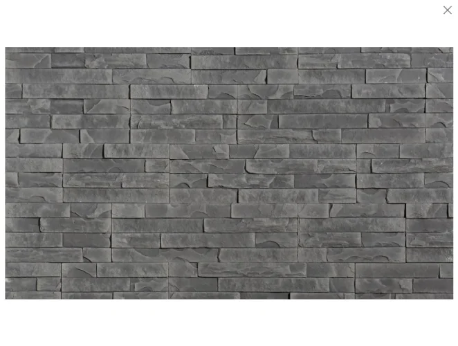 Betónový obklad, Z BETÓNU, UMBRIA 1, stredne sivá, 105 x 190 - 330 mm, hrúbka 8-17 mm, 0.43 m2