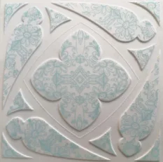 Stropní kazety moderní design - DAISY ZELENÁ , 495 x 495 x 3 mm