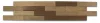 H WOOD MINI,  DUB THERMO,  630 x 190 mm, broušené lamely