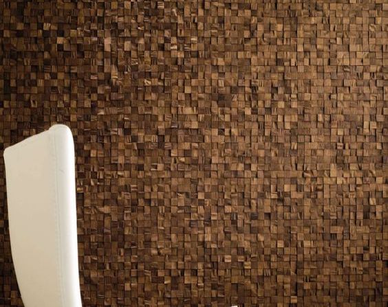 Dřevěná lodní mozaika - obkladový panel 300 x 300 x 7-10 mm (0,09 m²)