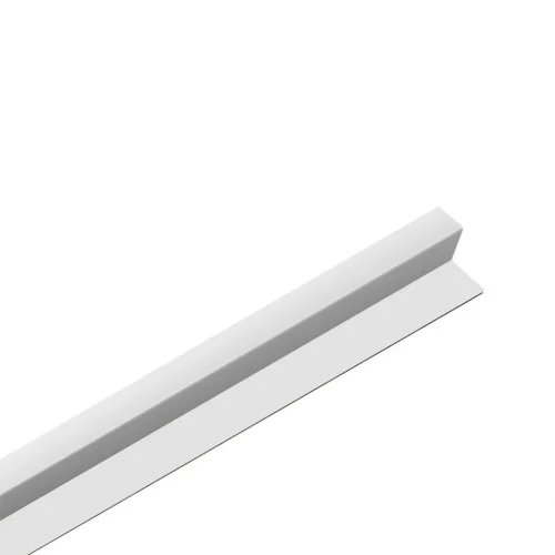 LINEA 1 drevená lamela na doske - biela | biela, 2750 x 64 x 40 mm