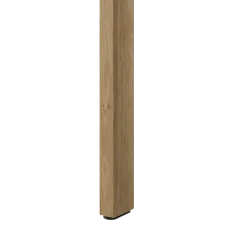 Otočné voľne stojace lamely, DUB PRÍRODNÝ, 30 x 70 x 2750 mm, MDF + FINISH FOLIE